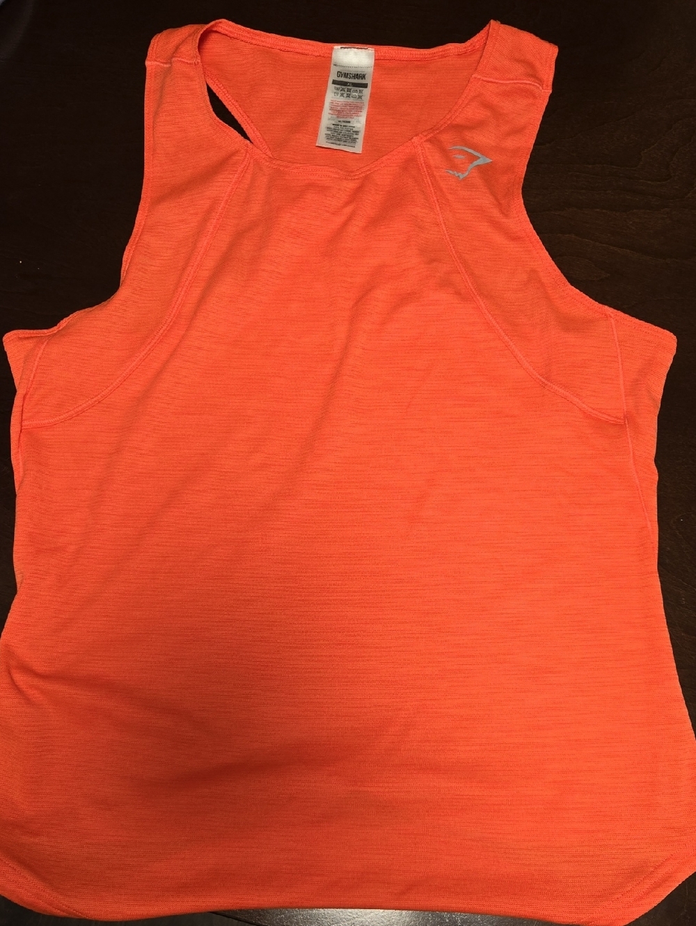 Gymshark Women's Bright Orange Racerback Training Tank